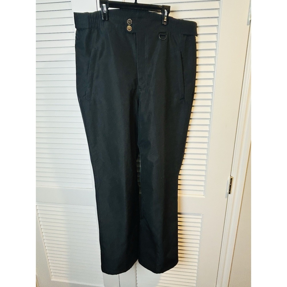 Marker Salt Lake 2002 Olympics Ski Pants Shell Mens Medium Long Black Buttons
